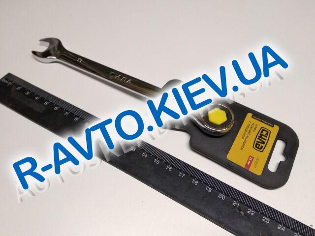 Ключ рожково-накидной 13 мм СИЛА (202017) CrV|с трещеткой