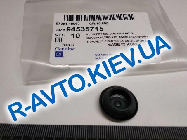 Заглушка пола резиновая Aveo, "GM" Корея (94535715) 15 мм